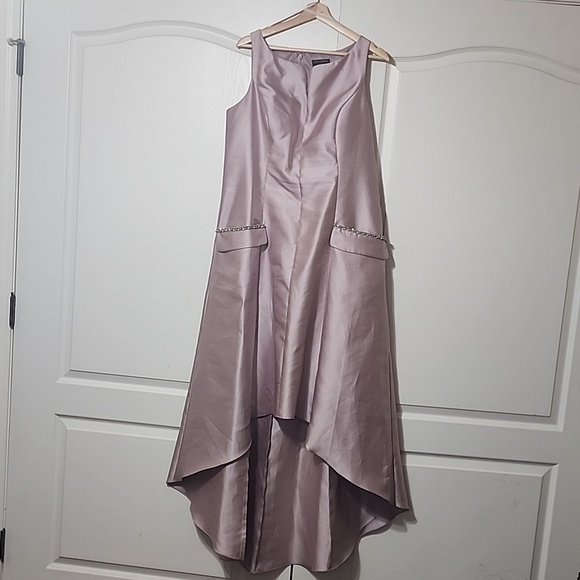 Formal dress Dillard Ignite Evening high low rhinestone trim - Picture 11 of 15